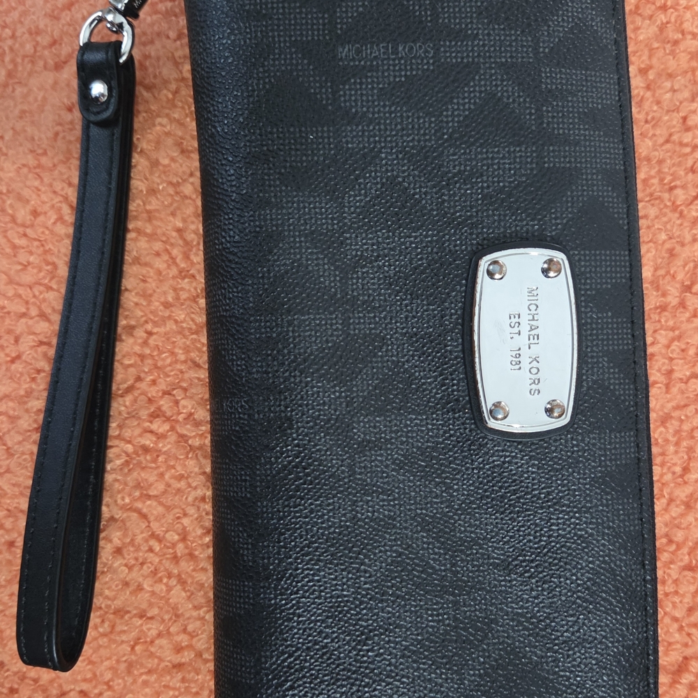 Michael Kors Black Wristlet